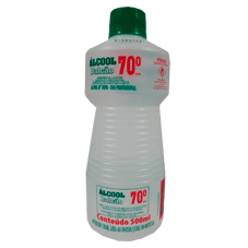 ÁLCOOL BACTERICIDA 70º BALCÃO TRADICIONAL 500 ML