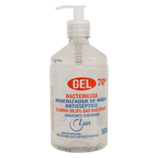 ÁLCOOL GEL BACTERICIDA BALCÃO 500ML